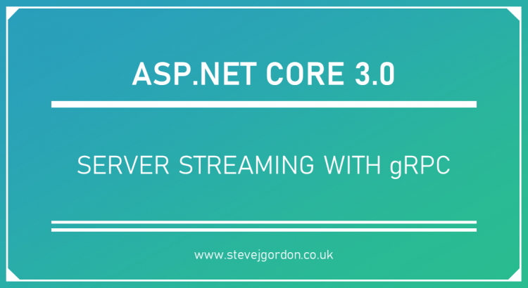 Server Streaming with gRPC Header