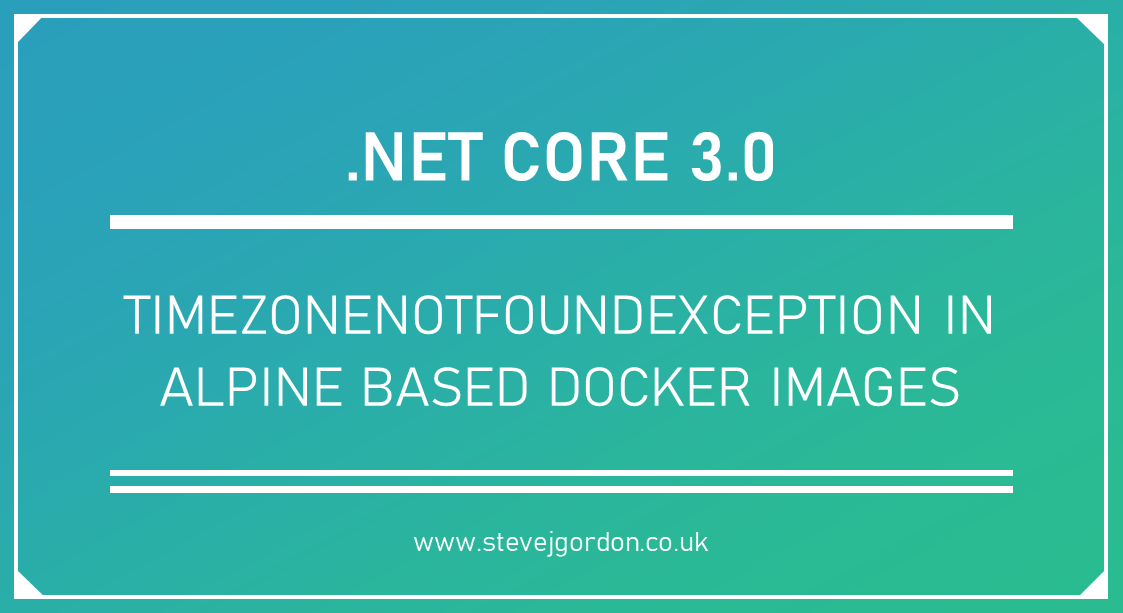 TimeZoneNotFoundException in Alpine Based Docker Images Header
