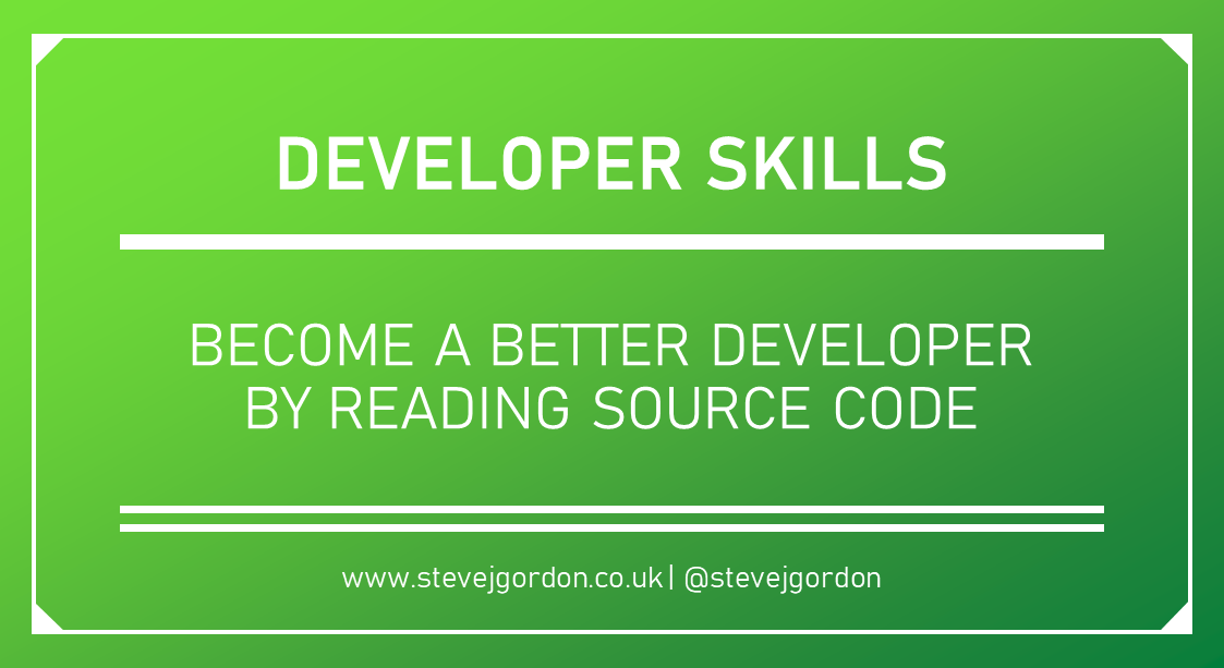 Become a better developer by reading source code - Header