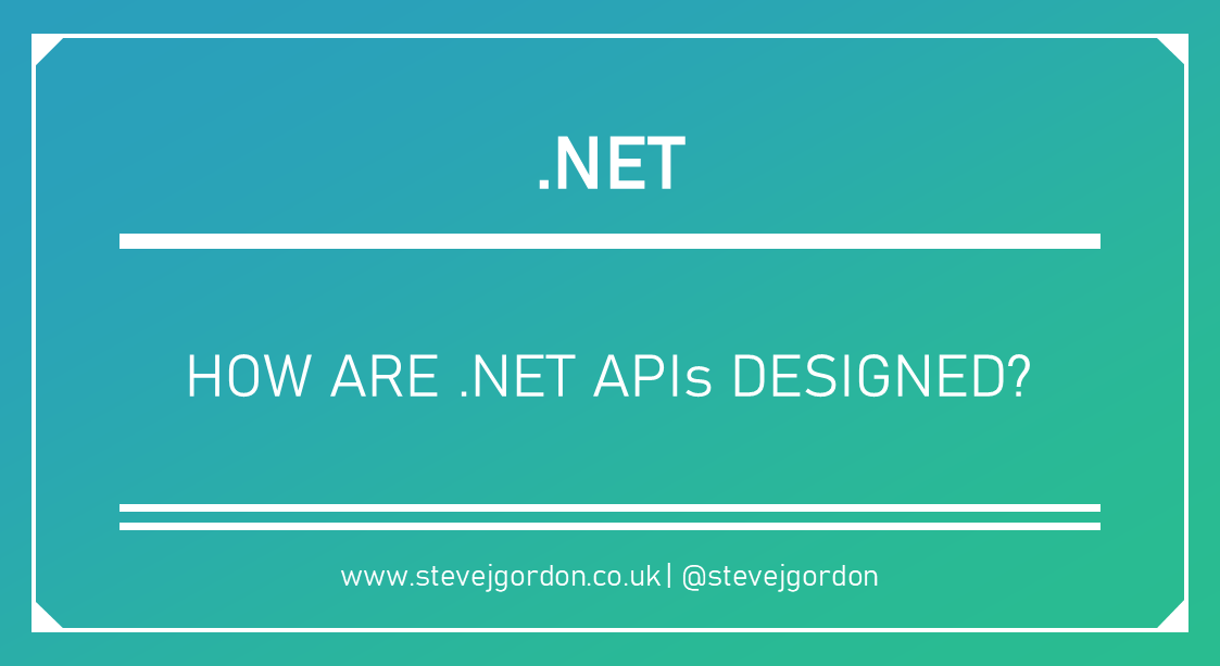 How are .NET APIs Designed - Blog Header